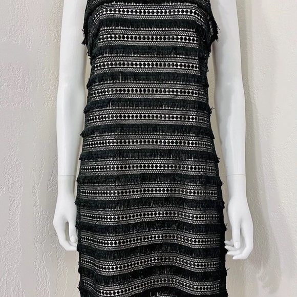 J Crew Fringe Sheath Dress Size 0 - Picture 2 of 5